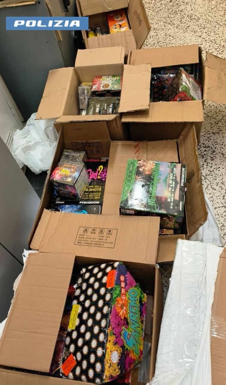 A Givoletto sequestrati oltre 130 chili di artifici pirotecnici, erano vicino ad una cisterna di gasolio