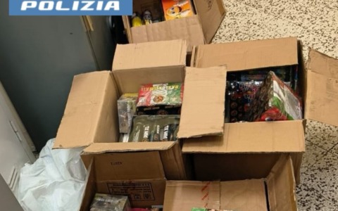 A Givoletto sequestrati oltre 130 chili di artifici pirotecnici, erano vicino ad una cisterna di gasolio