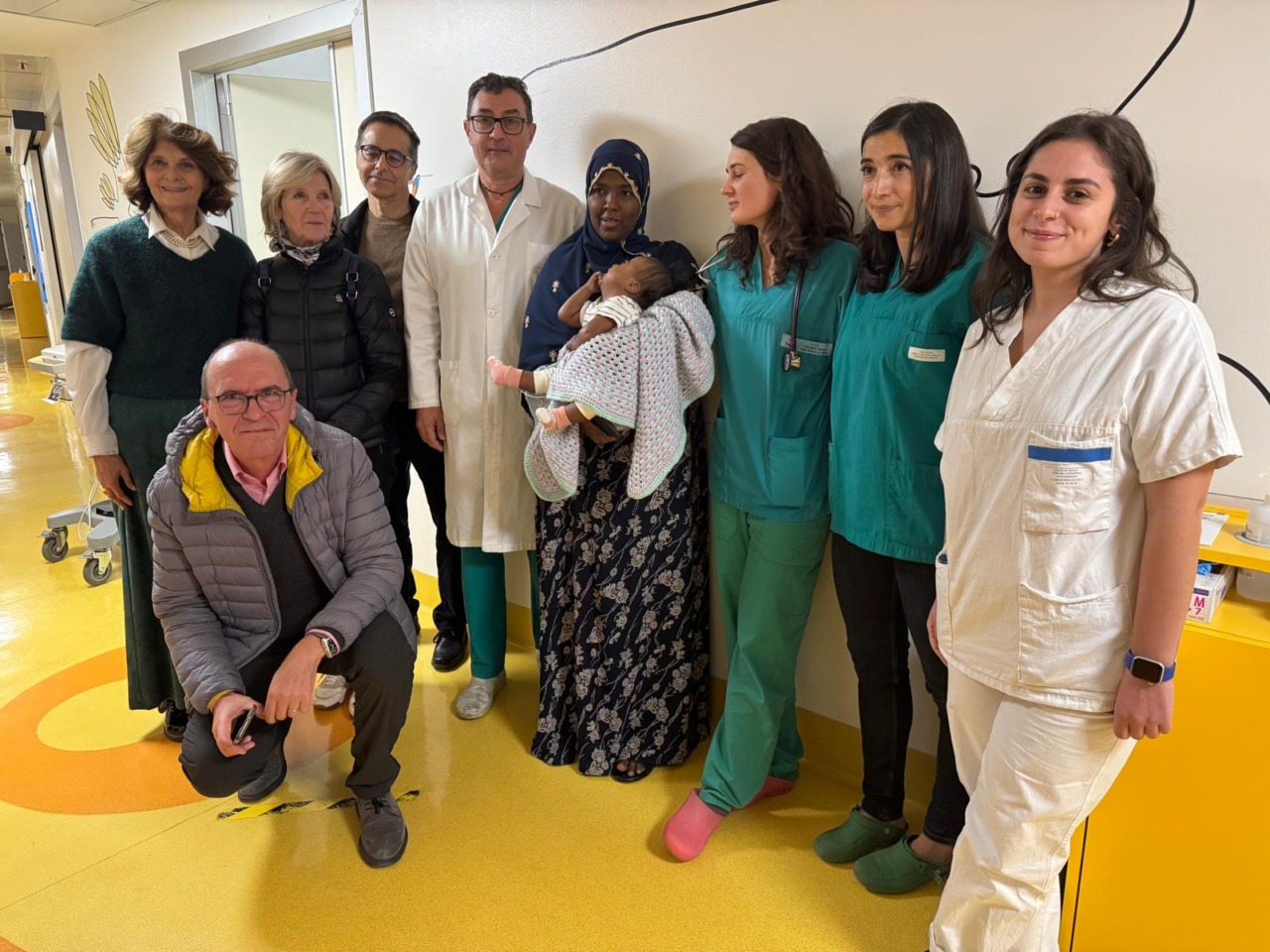 Dalla Somalia al Regina Margherita di Torino: bimbo di 13 mesi con grave cardiopatia congenita operato con successo