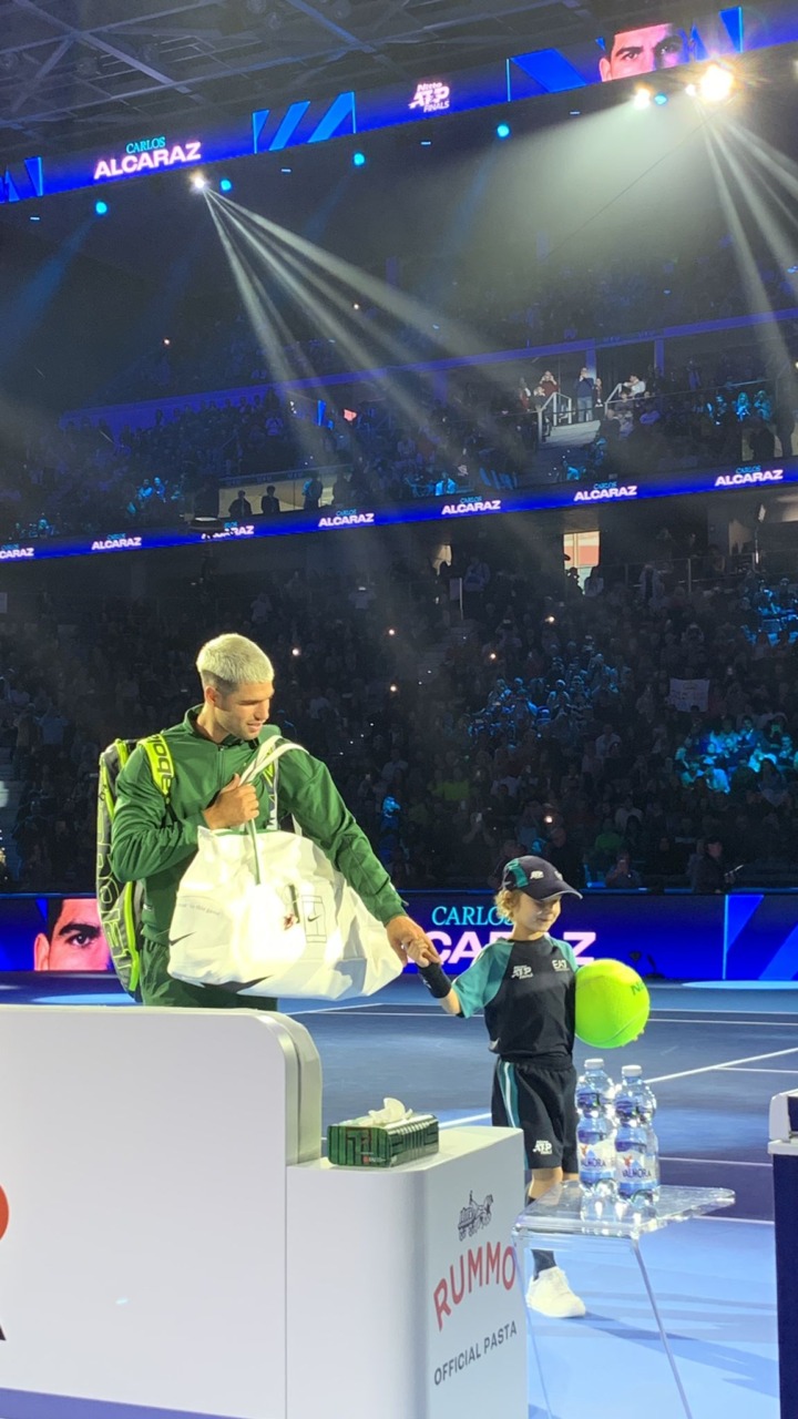 I pazienti di UGI e dell’ospedale Regina Margherita  accompagnano i campioni del tennis delle Nitto ATP Finals