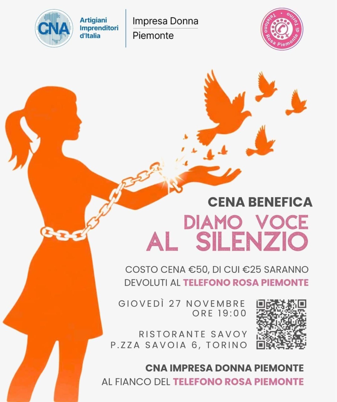 “Diamo voce al silenzio: una serata di solidarietà per le donne”