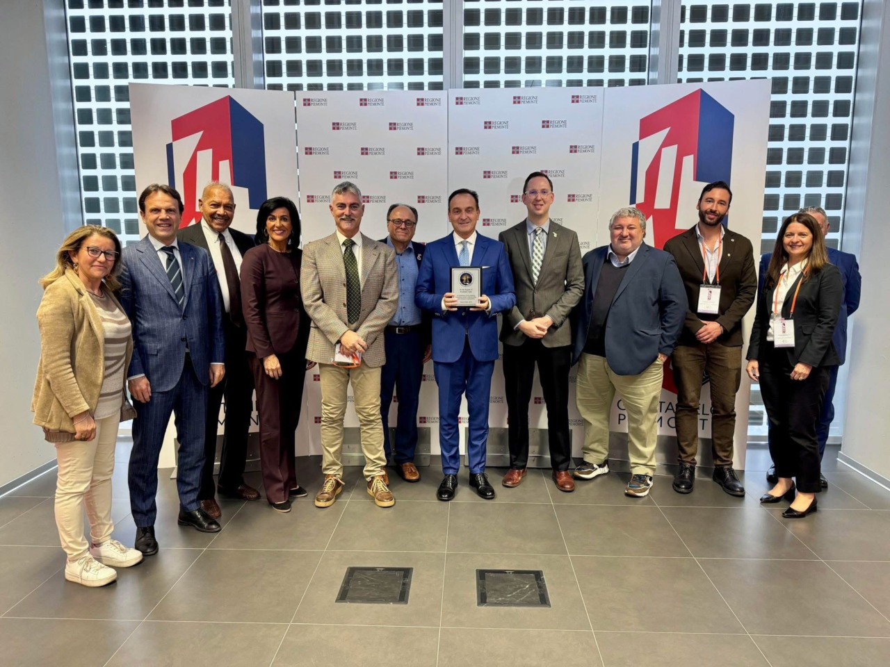 La delegazione di Lansing in visita a Pianezza: dagli incontri istituzionali potranno nascere scambi culturali, economici e linguistici.