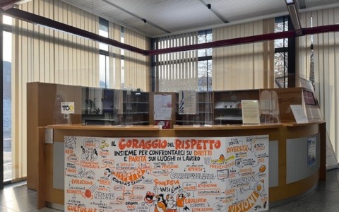 La Camera di commercio di Torino si veste d’arancio contro la violenza di genere