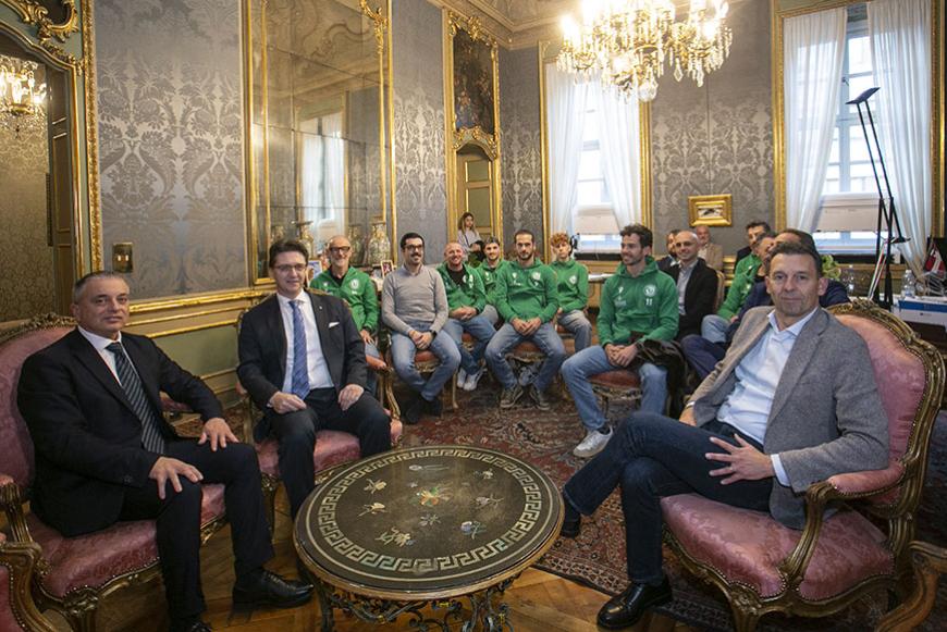 Orgoglio piemontese a Palazzo Lascaris: premiati i Campioni d’Italia di Pallapugno 