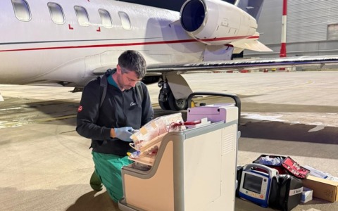 Alle Molinette primo trapianto a 1.600 km di distanza con il cuore rimasto battente