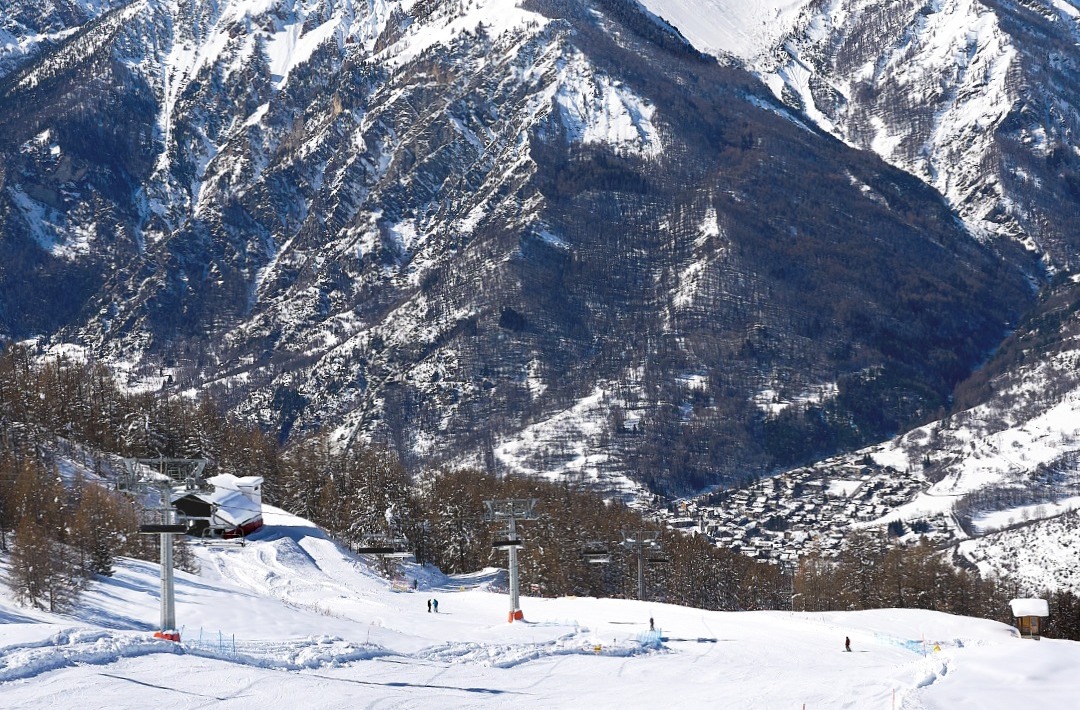 Valanga a Claviere, nessuna conseguenza, ma si invita alla prudenza
