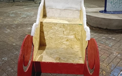 Danneggiata la slitta di Babbo Natale