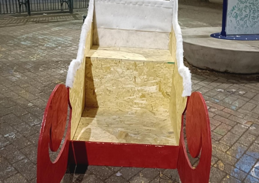 Danneggiata la slitta di Babbo Natale