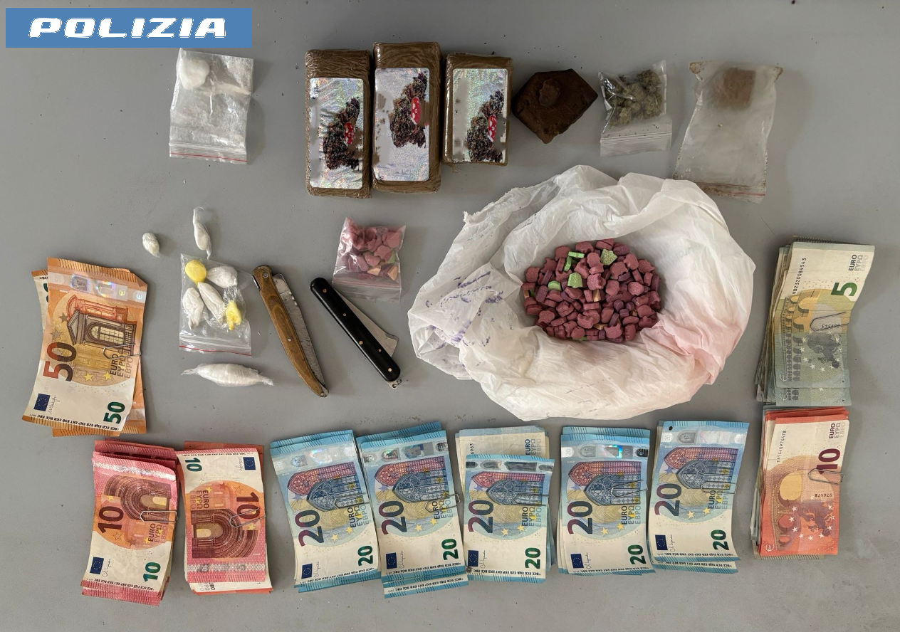 Sequestrate duecento pastiglie di MDMA ai giardini Madre Teresa di Calcutta