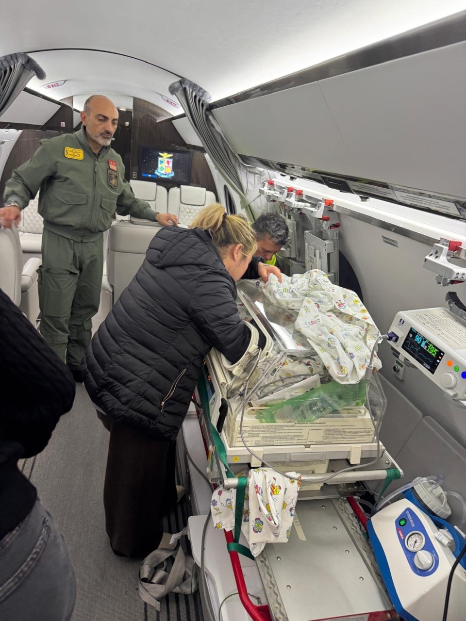 Aeronautica Militare: doppio trasporto sanitario urgente per due neonati con velivolo Gulfstream G650