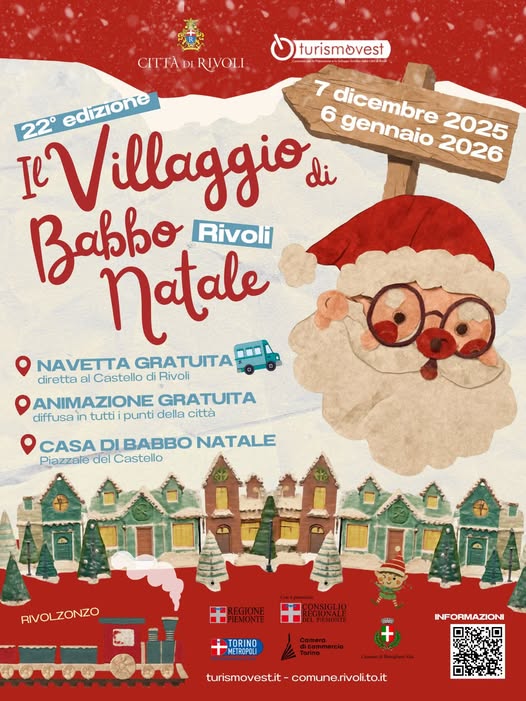 Il Villaggio di Babbo Natale: dal 7 dicembre 2025 al 6 gennaio 2026