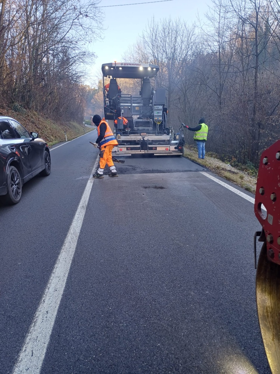 A Gassino sono terminati lavori per la manutenzione straordinaria della Strada Provinciale 122 di Chieri