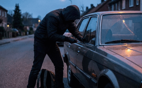 Spaccava il finestrino e saccheggiava le auto parcheggiate, 24enne fermato con le mani ancora insanguinate