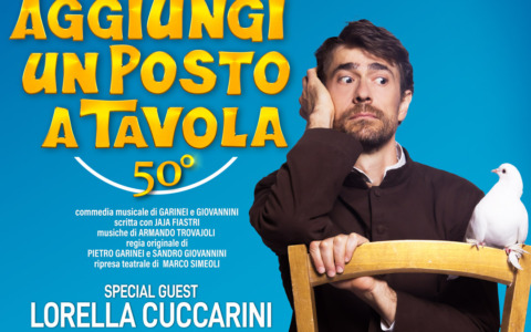 “Aggiungi un Posto a Tavola”, dal 30 gennaio al 1 febbraio 2026 al Teatro Alfieri di Torino
