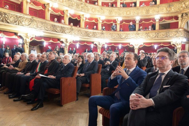 Il Presidente della Repubblica al Teatro Carignano per il centenario della morte di Piero Gobetti