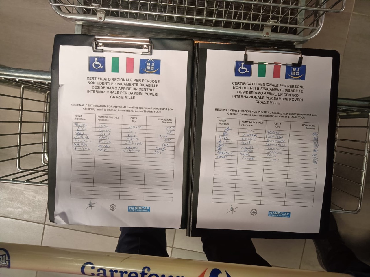 Nichelino, tenta la truffa della falsa raccolta fondi: fermata una donna dai vigilantes