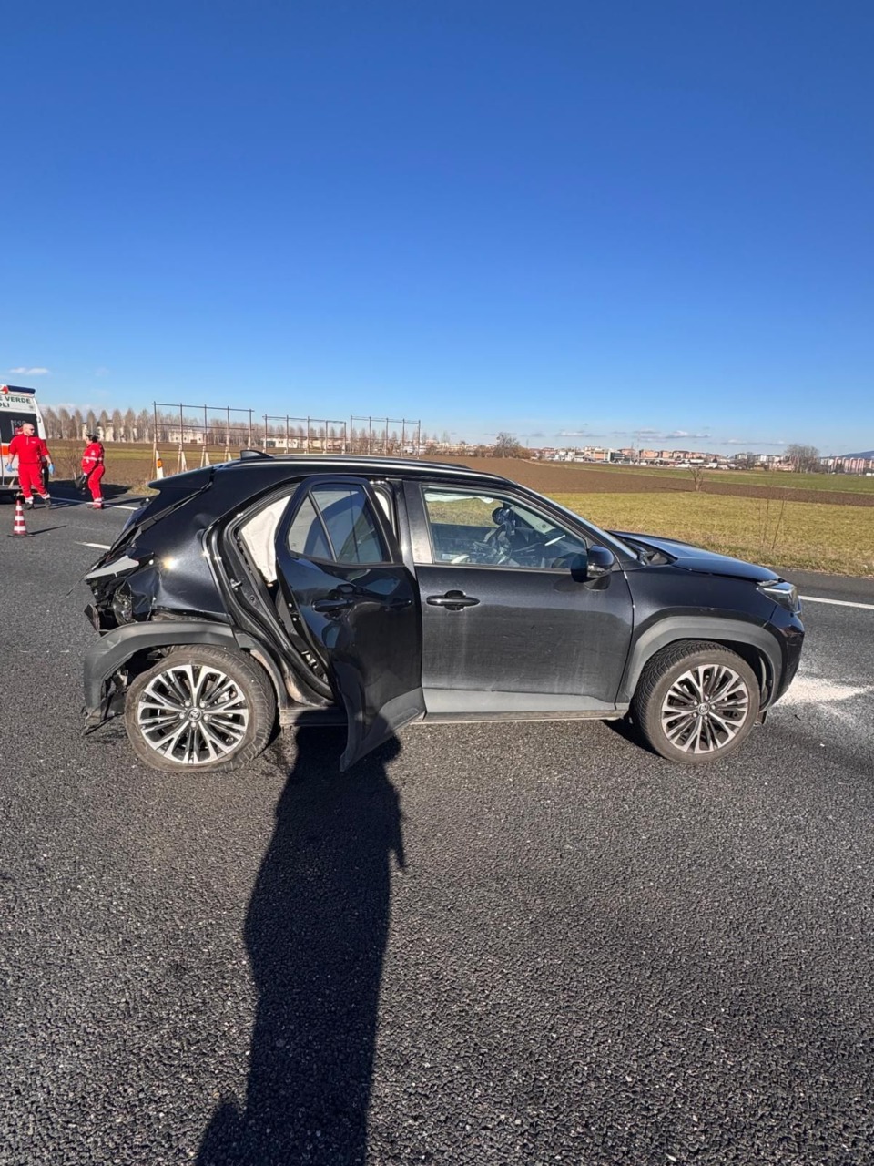 Corso Allamano, scontro tra tre veicoli in tangenziale