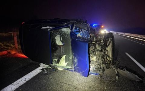 A5 Torino-Aosta: scontro tra due auto, 4 feriti