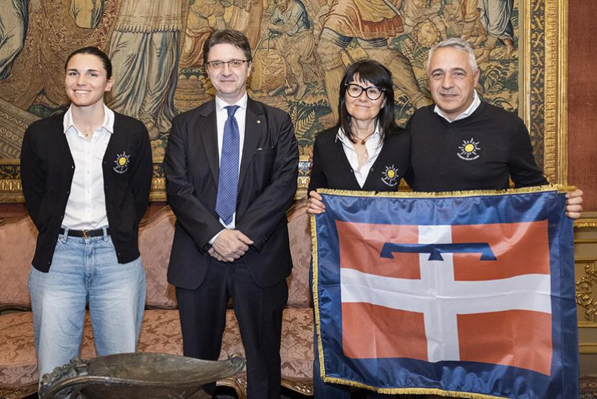 Il presidente del Consiglio regionale Davide Nicco riceve la famiglia Lorenzi e la Fondazione dedicata a Matilde