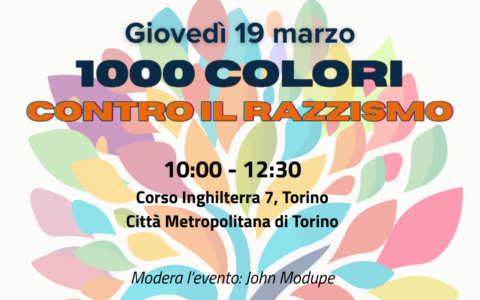 Mille colori contro il razzismo: la Città metropolitana di Torino celebra la XXII Settimana d’azione contro le discriminazioni