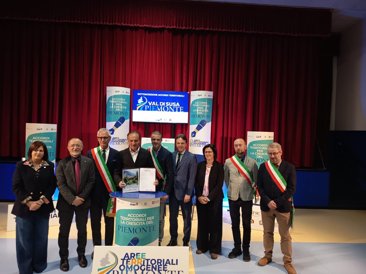 Cirio e Vignale firmano gli accordi di collaborazione per il fondo di sviluppo e coesione: oltre 9 milioni di euro per 53 comuni del torinese