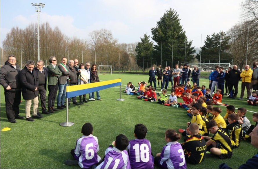 Riqualificato il campo da calcio alla «Colletta»