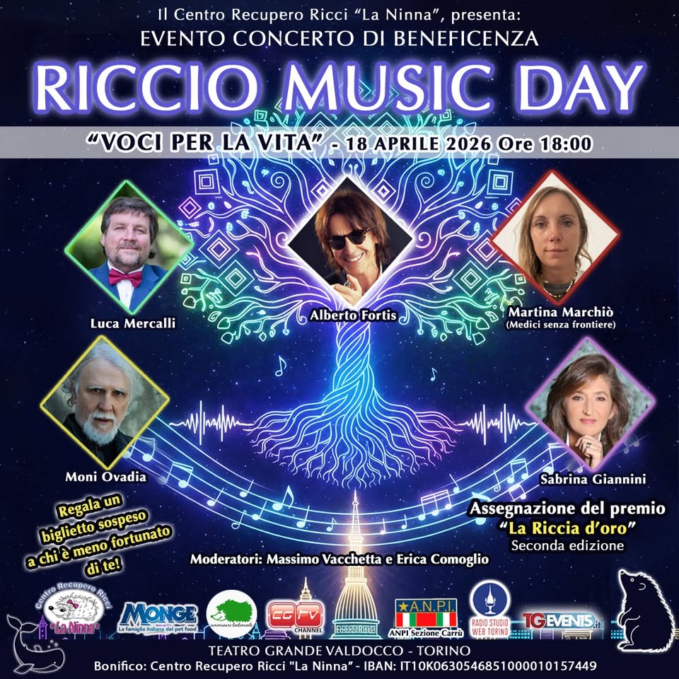 Riccio Music Day “Voci per la vita” al Teatro Grande Valdocco