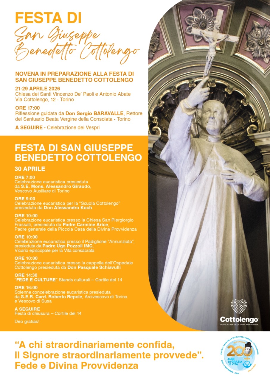 Festa internazionale per il Santo Cottolengo  su «Fede e Culture»