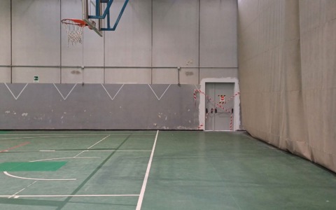 Lavori alla palestra del primo Liceo Artistico di Torino