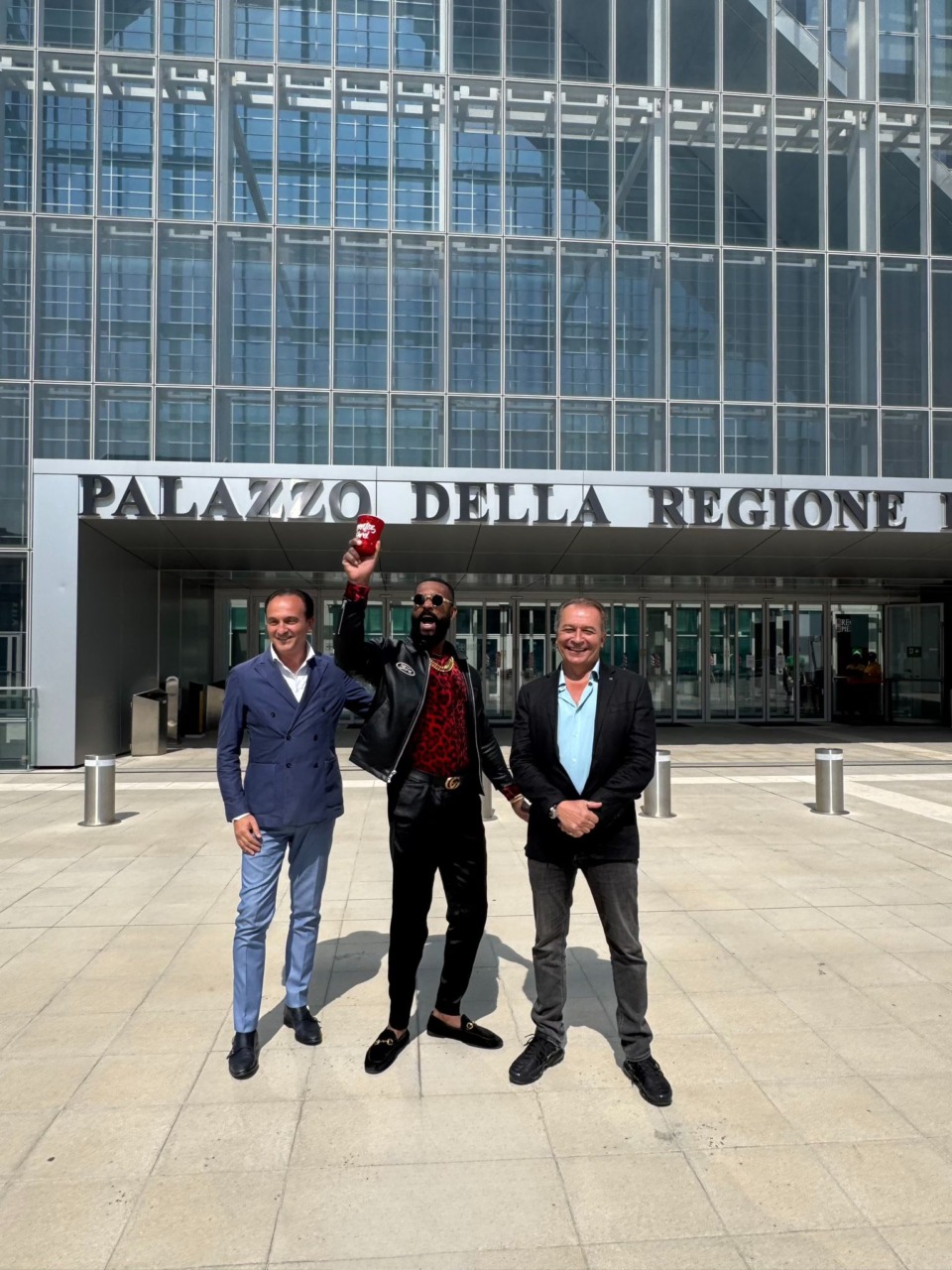 Wrestling, Montez Ford ricevuto in Regione da Cirio e Bongioanni