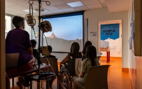 Regina Margherita, il cinema nel reparto di Neuropsichiatria infantile