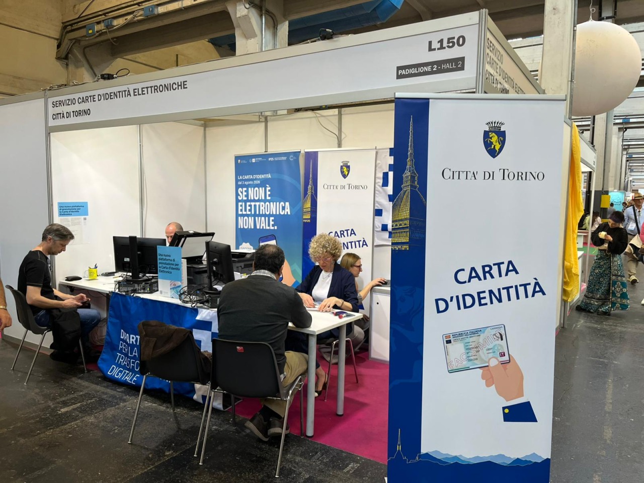Salone del Libro di Torino: si potrà chiedere e attivare la CIE