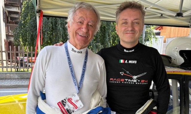 La storia di Ennio Moro: a 80 percorre la Cesana-Sestriere con la sua storica Opel