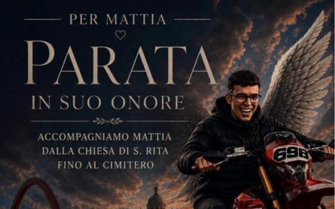Parata in moto per Mattia, il 22enne morto nell’incidente sulla tangenziale Sud