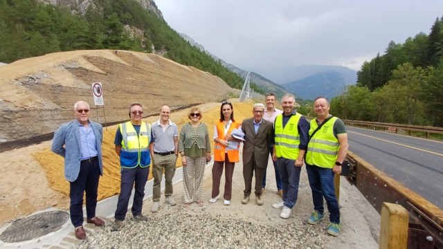 Bardonecchia, terminati i lavori del secondo lotto del vallo paramassi lungo la sp216