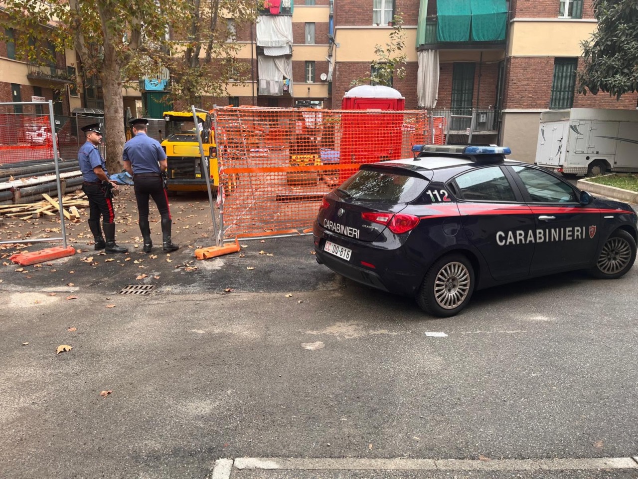 Torino, furgone carico di rame rubato e cesoie: due fermi dei Carabinieri