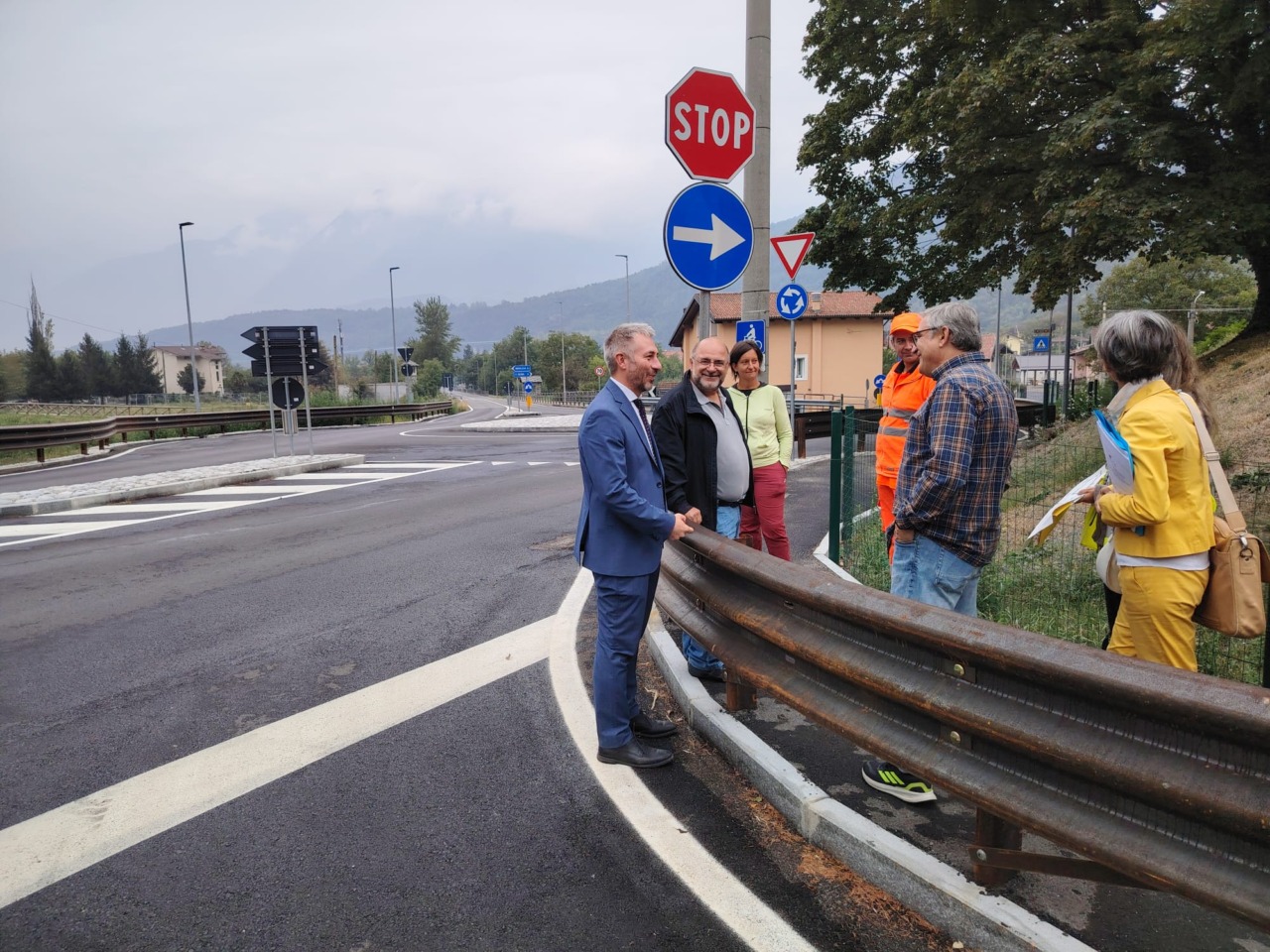 Venaus, completata la nuova rotatoria sulla Strada Provinciale 210